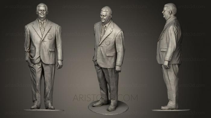 Statues of famous people (STKC_0243) 3D model for CNC machine